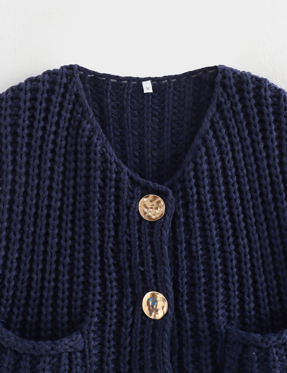 Sweetkama – Engroshandel Strikvest/slipover – Kvinder – Sweetkama damevest med rund hals i ensfarvet strækstof, kort model5