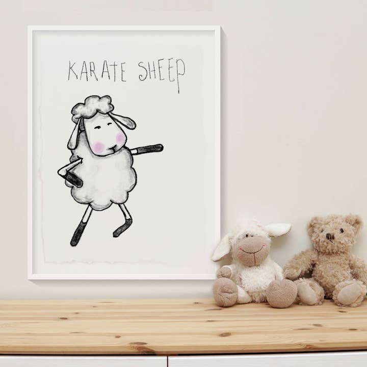 Mouton Karaté pour la vente par Mar&Ella