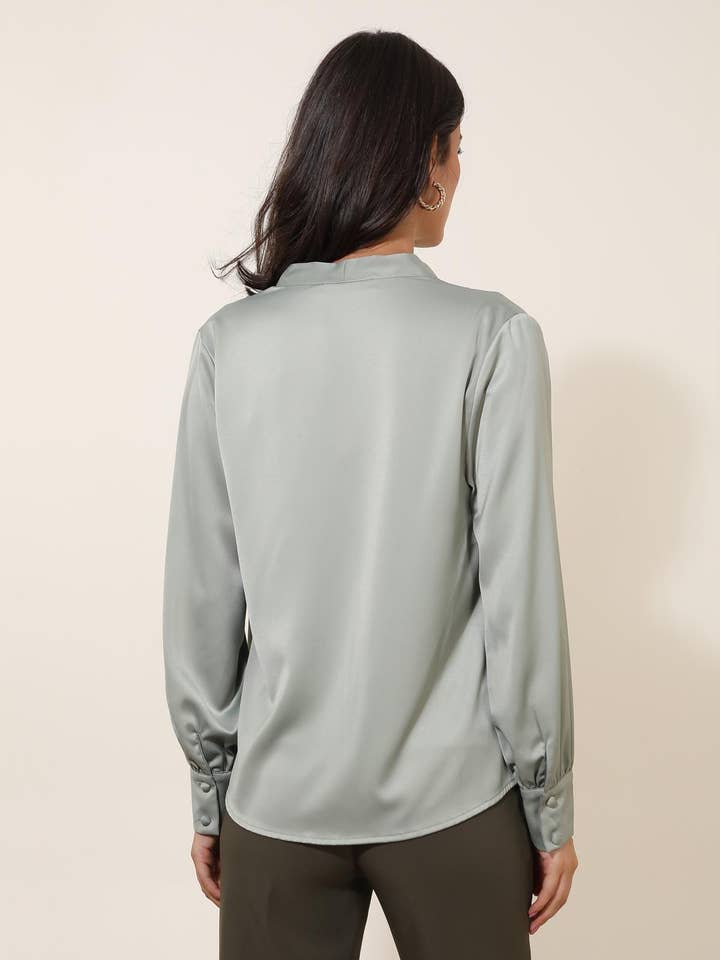 LULUMARY - Vendita all'ingrosso Camicetta - Donna - Blusa satinata H67230