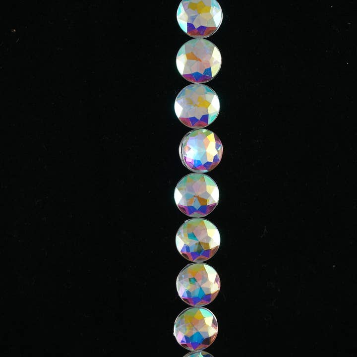Decor N Beyond - Wholesale Ornament - 9.5" Holiday Iridescent Gem Dangle2