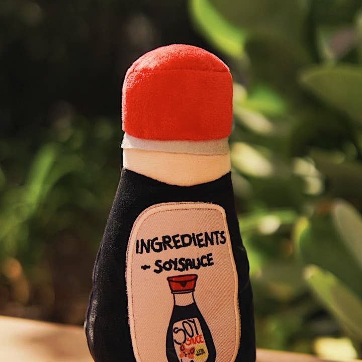 Woof & Co. - Wholesale Pet Toy - Dog - Bottle Of Soy Sauce1