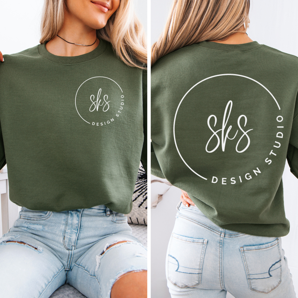 SKS Design Studio - Wholesale Graphic Sweatshirt - Women's - CUSTOM LOGO | Unisex Crewneck Sweatshirt4