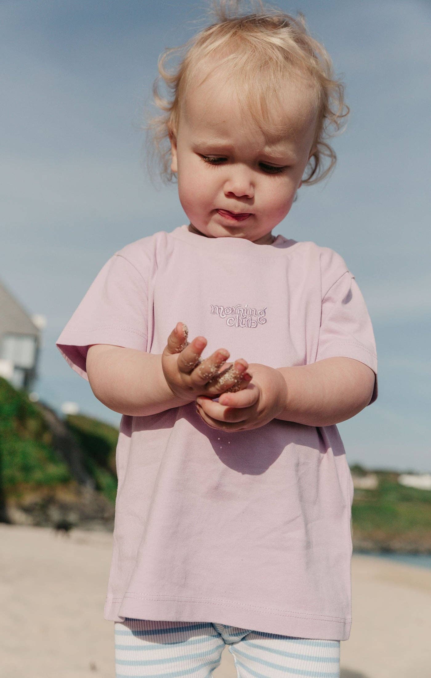 Morning Club Clothing – wholesale T-shirt – Kids – Essential Embroidered Organic Cotton Childrens T-Shirt2