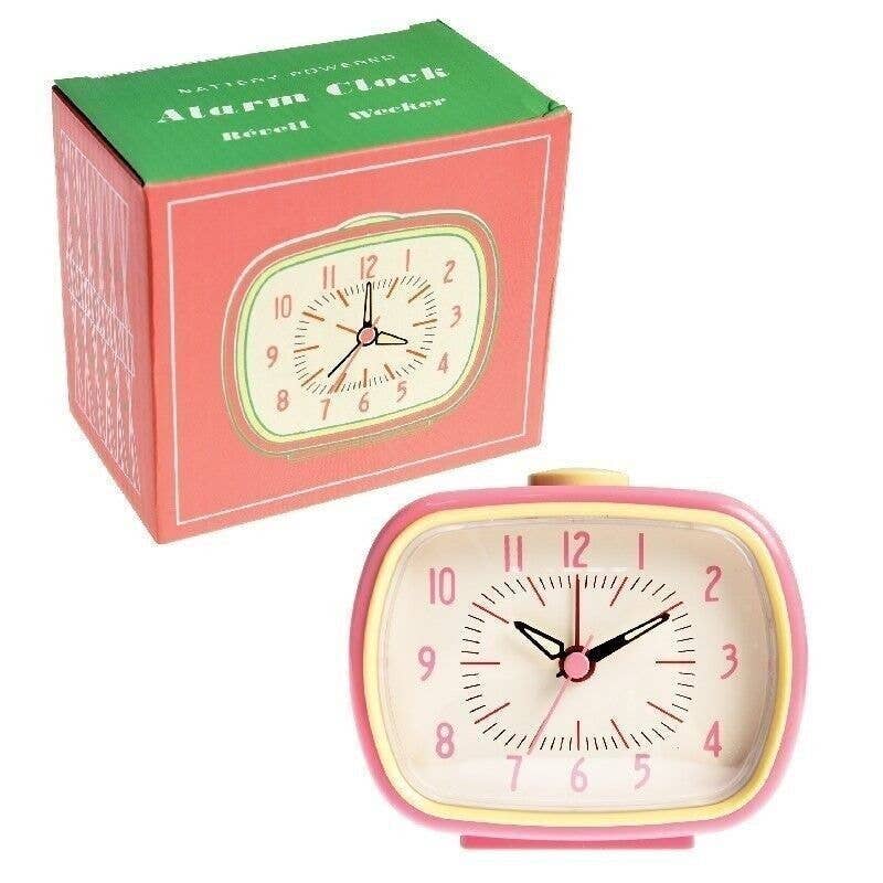 Rex B2B - UK – wholesale Alarm clock – Retro Alarm Clock - Pink3