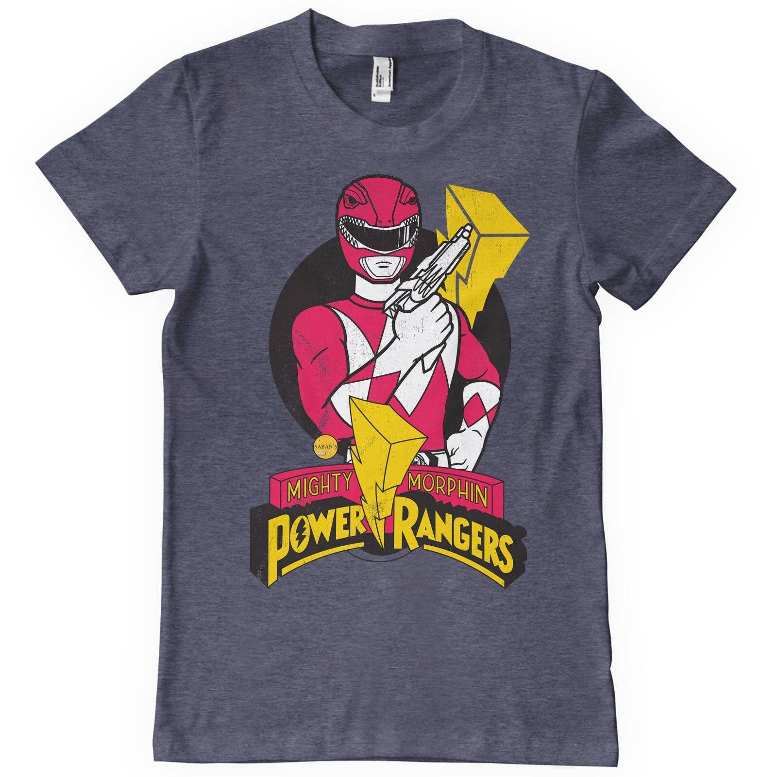 Hybris Production AB – wholesale Screen printed t-shirt – unisex – Power Rangers - Red Ranger Pose T-Shirt3