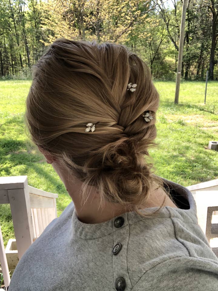 Crystal Bobby Pins (3+) | Casual Hair Accessories, Fancy Bobby Pins, Crystal Hair Accessory for wholesale by Sweet Olive Hairpieces