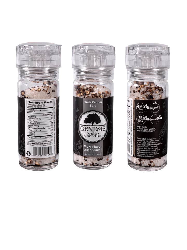 Salz mit schwarzem Pfeffer für den Großhandel von GENESIS SALT