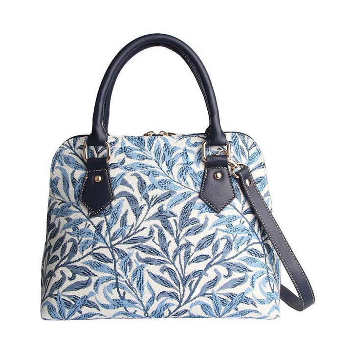 CONV-WIOW | Sac à main convertible avec poignée supérieure William Morris Willow Bough pour la vente par SignareArt