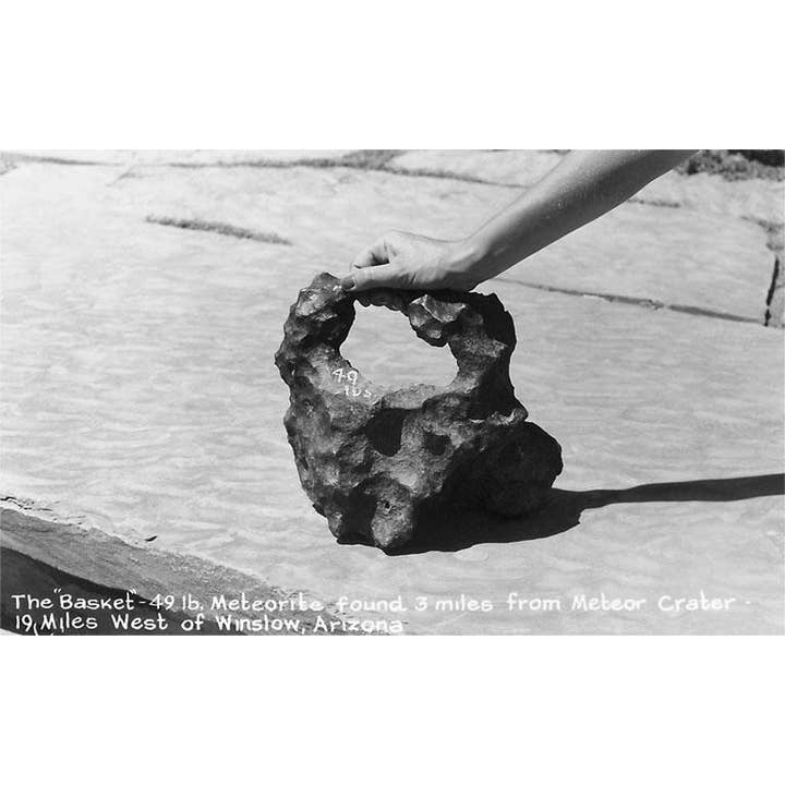 Greeting Card AZ-421 Meteorite from Winslow for wholesale by Found Image Press