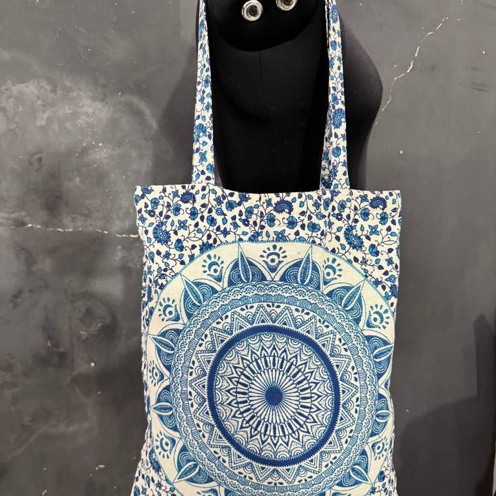 GYPSY STUDIO - Wholesale Tote bag – Women's - Bohemian Spirit Mandala Bag Print Cotton Bag shopping bag 4