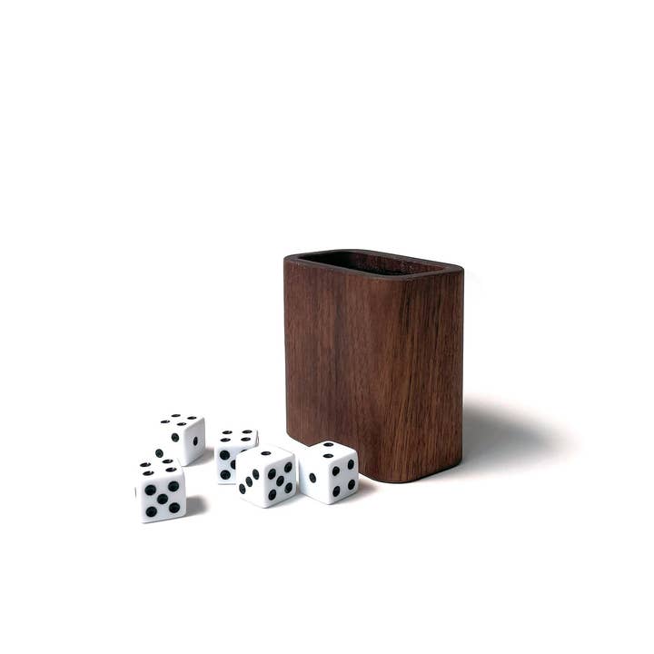 Fire Road - Wholesale Dice - Classic Dice Cup – Wood Dice Shaker, Handmade & Felt Lined7