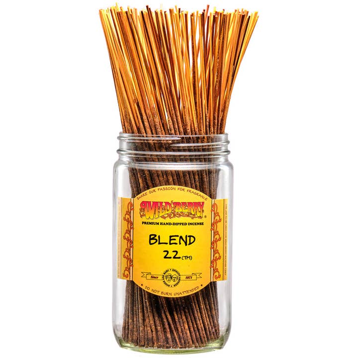 Wild Berry 11" Incense Sticks Blend 22 for wholesale by Dip and Glow