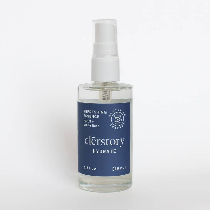Brume hydratante pour le visage à l'essence rafraîchissante - Néroli et rose blanche pour la vente par Clērstory Skincare