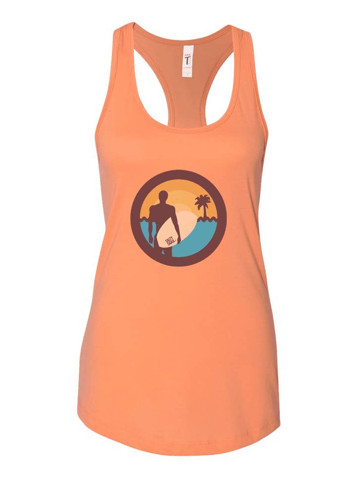 Zoute Ziel Surfer Tanktop voor wholesale door Salty Soul