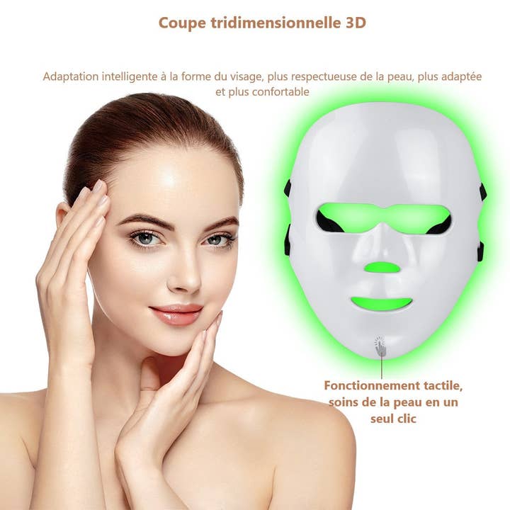 PALOMA BEAUTIES - Wholesale Skincare Face Mask - LED FACE MASK LIGHT THERAPY 7 COLORS2