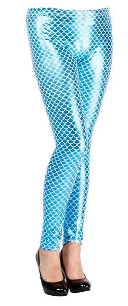 KBW Global Corp. - Wholesale Fashion Leggings - Women's - Blue Mermaid Leggings