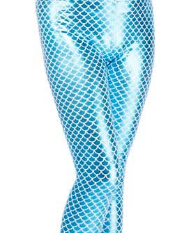 KBW Global Corp. - Wholesale Fashion Leggings - Women's - Blue Mermaid Leggings0