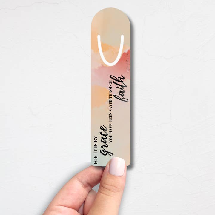 Want door genade ben je gered door Faith Bookmark voor wholesale door Faith & Life Christian Brands