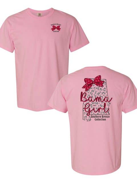 Team Spirit Bama Girl Bow for wholesale by Coastal Breeze Tees