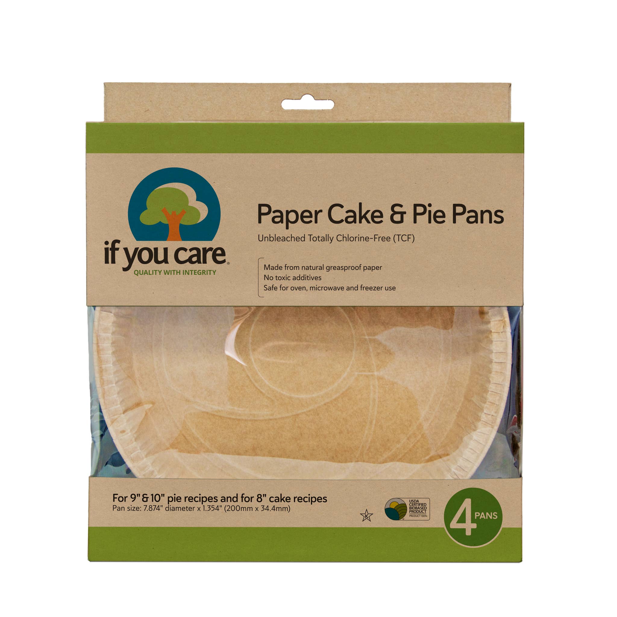 If You Care - Wholesale Baking Dish - Unbleached Cake/Pie Baking Pans