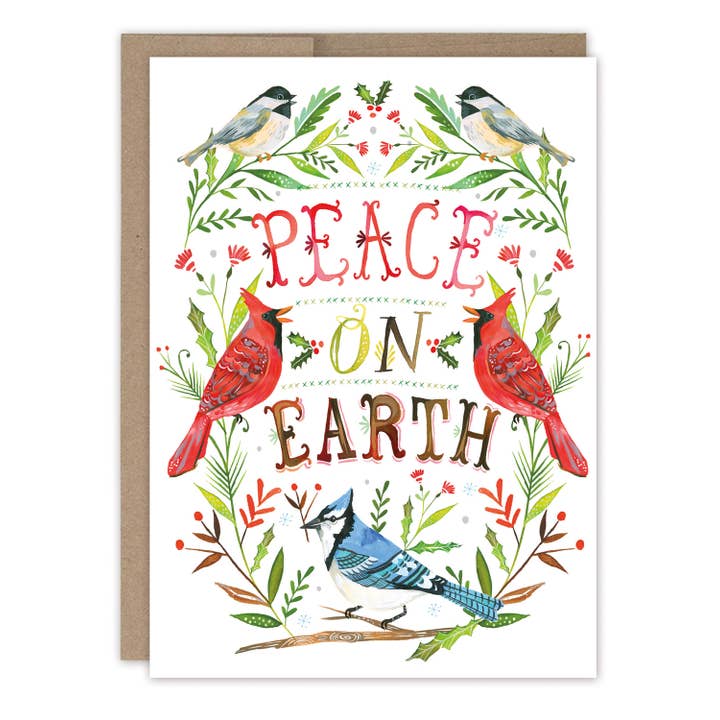 Biely & Shoaf - Wholesale Season's Greetings Card - Peace On Earth Holiday Boxed Cards - Set of 102