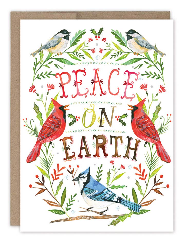 Peace On Earth Holiday Card for wholesale by Biely & Shoaf