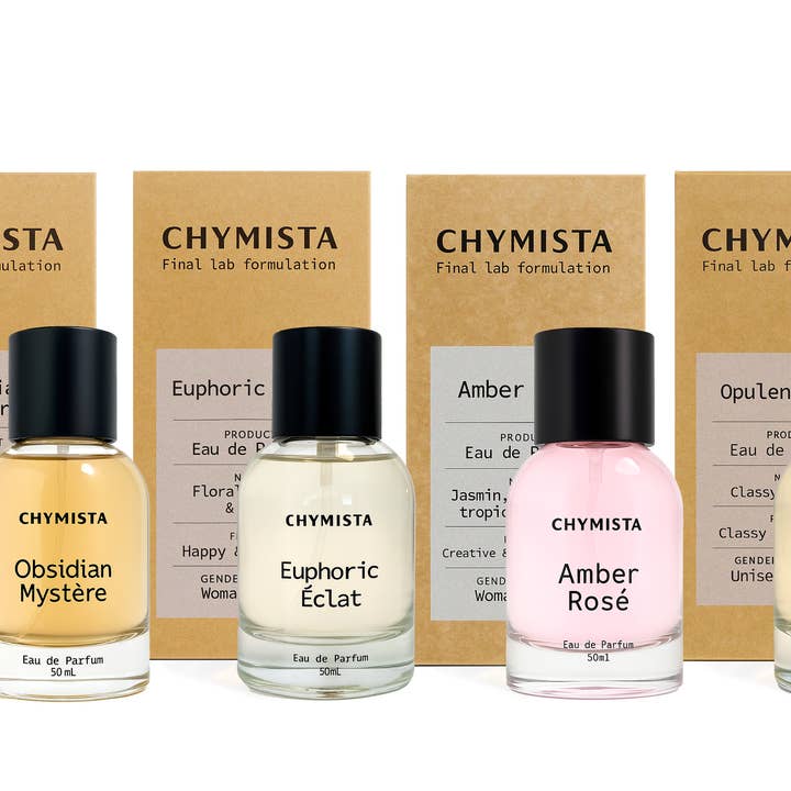 CHYMISTA - eau de parfum - Wholesale Perfume/Eau de Toilette - CHYMISTA - Eau de parfum display 6 x 4 scents + testers1