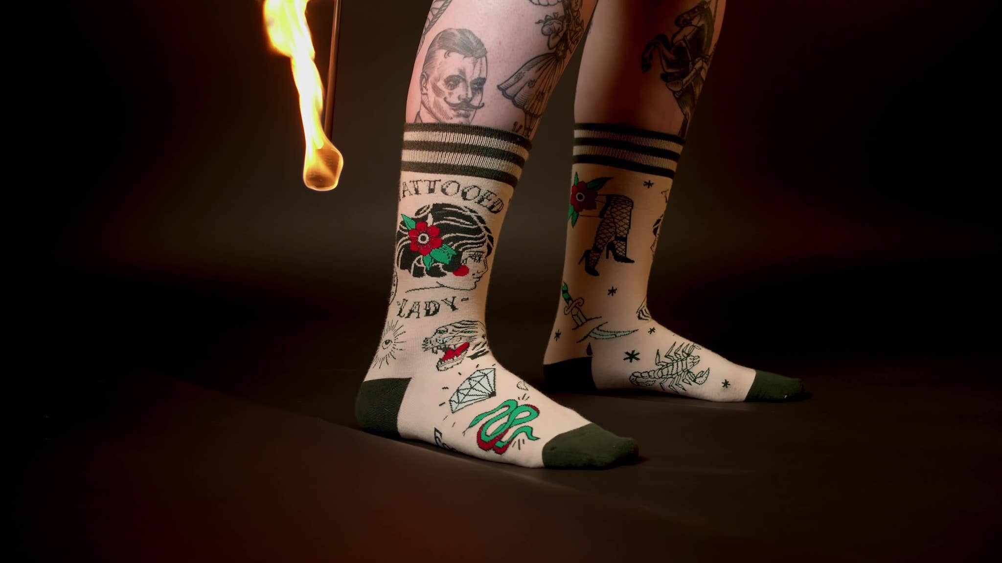 FootClothes LLC - Wholesale Socks - Unisex - Tattooed Lady Socks13