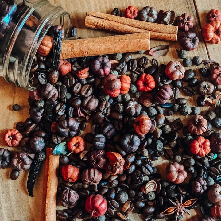 The Coppered Fern - Wholesale Potpourri - Fall Gift Set Simmer Potpourri2