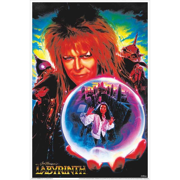 Scorpio Posters - Wholesale Poster - Labyrinth Non Flocked Blacklight Poster – UV Reactive Art