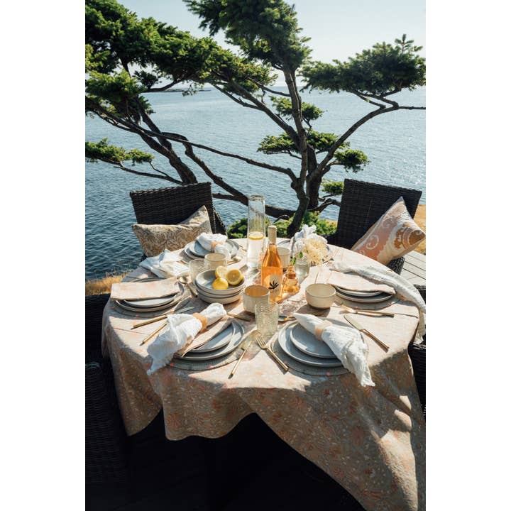 Indaba Trading - Vente Nappes - Nappe Acapulco Block Print
