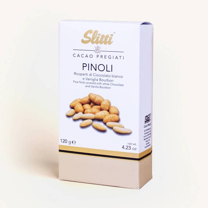 Pinoli, confetti di cioccolato, made in Italy per la vendita all'ingrosso da parte di Slitti Experience SRL