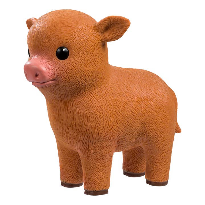 Toysmith - Wholesale Squishy Toy - Kids & Baby - Farm Fresh Epic Farm Animals Calf Squeezable Toy2