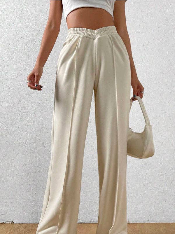 safistyle - Wholesale Pants - Women's - Women’s Solid Color Wide Leg Casual Pants10