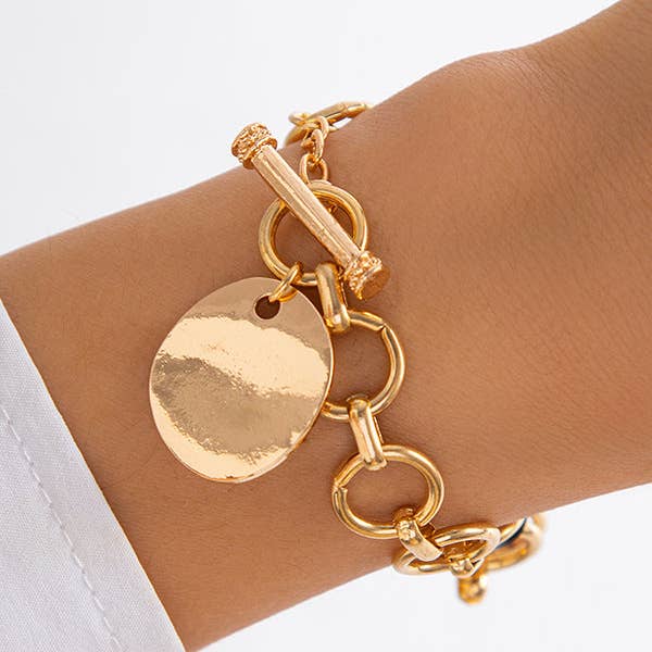 Basis Fancy - Wholesale Charm/Dangle Bracelet - Normcore Chains Geometric Bracelet Accessories