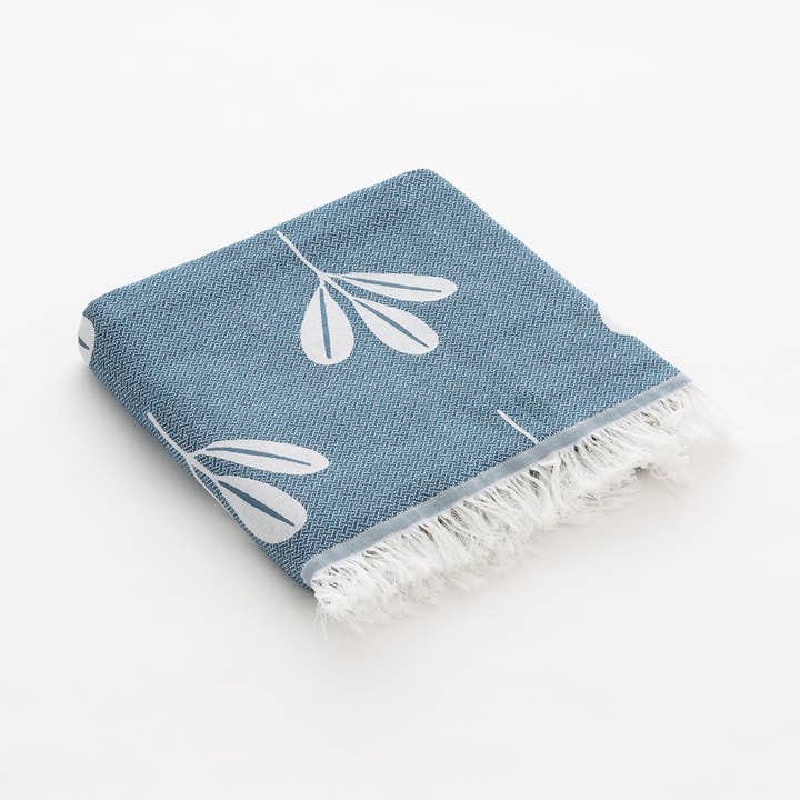 LIDO Lightweight Cotton Pareo Beach Towel with Fringes for wholesale by GAMUSI