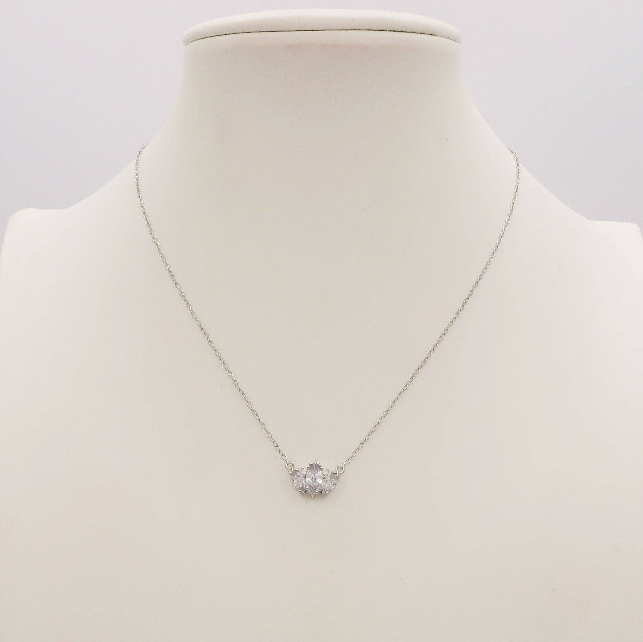 Daemon srls - Vendita all'ingrosso Collana con ciondolo/pendaglio - HAVEN ~ Collana con pendente in argento 925 e cubic zirconia4