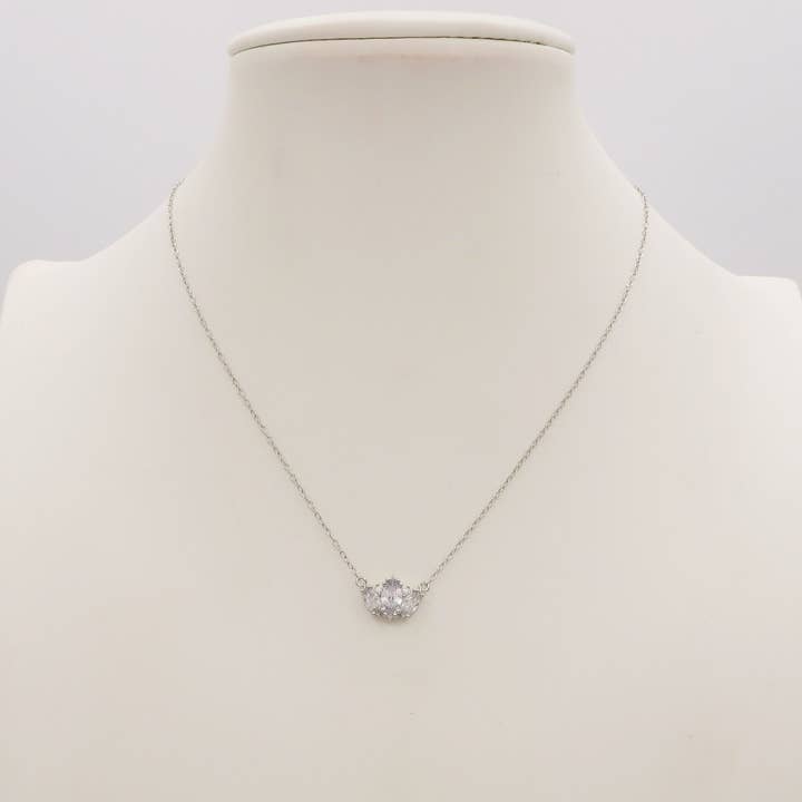 Daemon srls - Vendita all'ingrosso Collana con ciondolo/pendaglio - HAVEN ~ Collana con pendente in argento 925 e cubic zirconia4