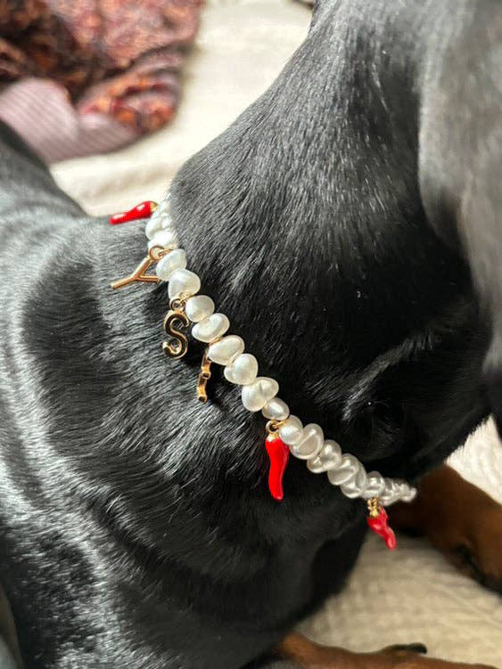 Aura - Wholesale Pet Collar - Cat/Dog - Picante pearl necklace for dogs and cats3