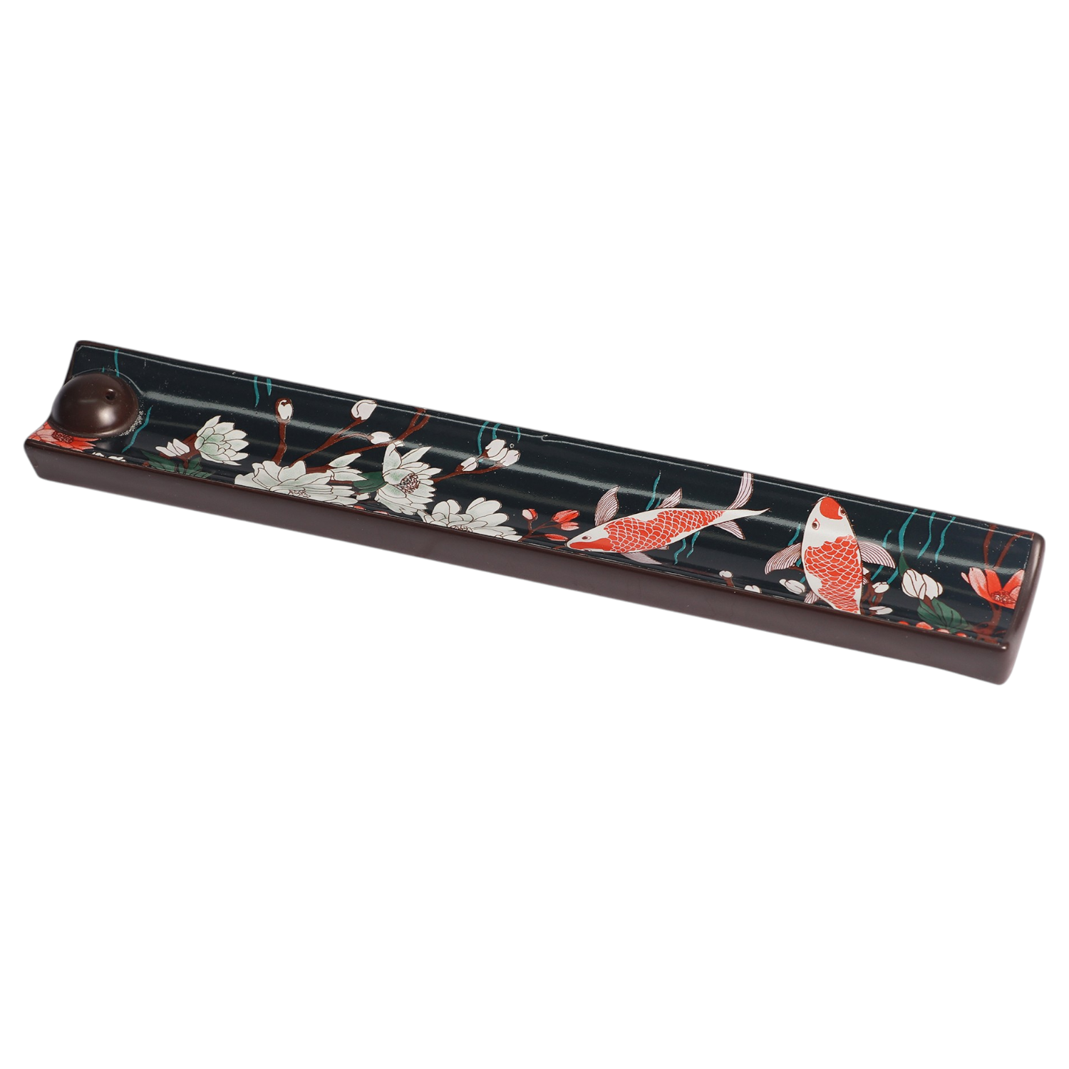 Urban Tokyo - Wholesale Incense Holder - Ceramic Incense Holder 9 inch L Japanese Koi Fish (1/36)0