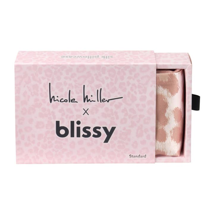 Blissy - Wholesale Bedding Pillowcase/Sham - Pillowcase - Nicole Miller - Mauve Cheetah - Queen2