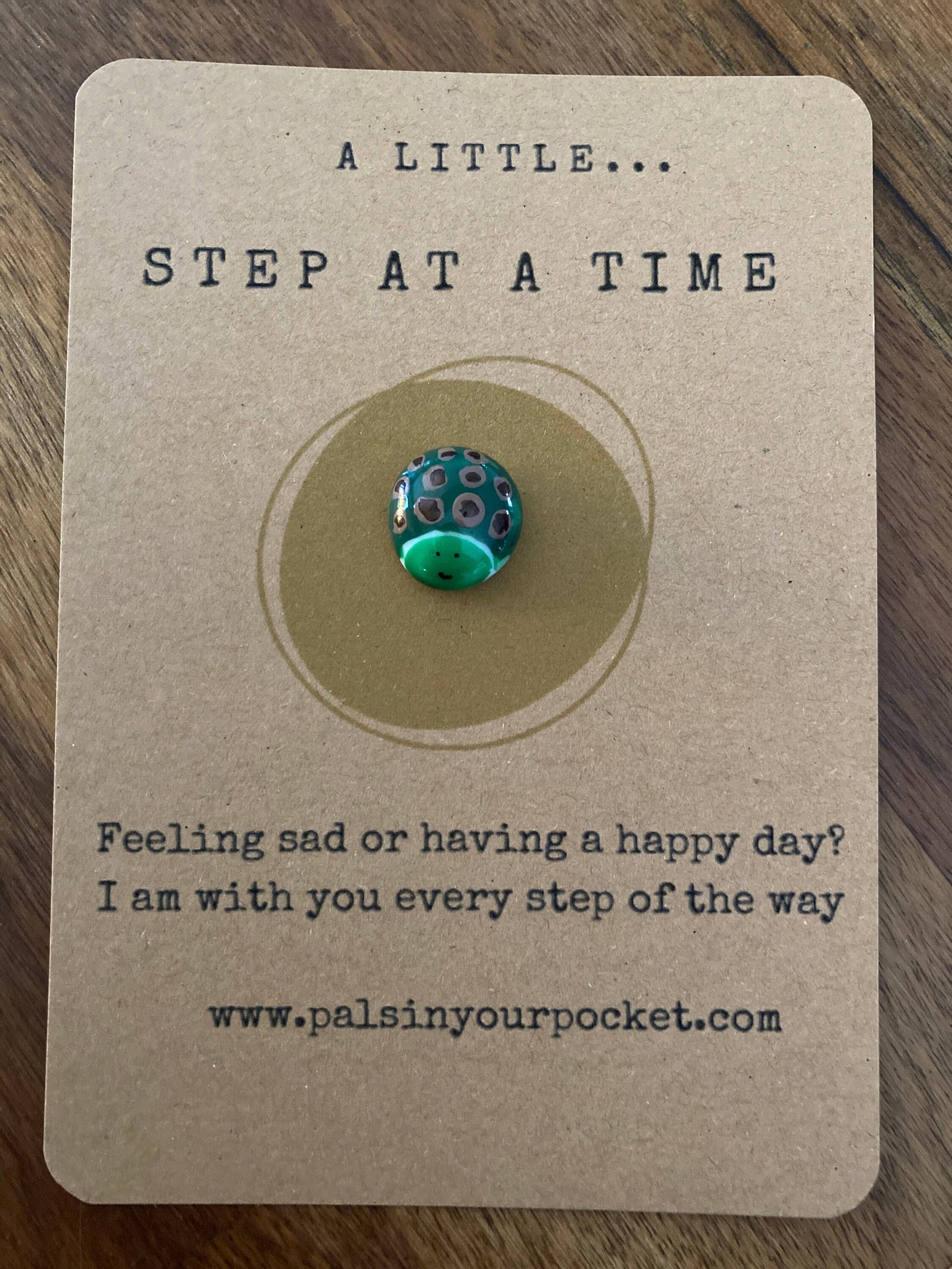 Pals in your Pocket – wholesale Keepsake coin/token – Green Tortoise Charm Pocket Hug For Anxiety Relief1