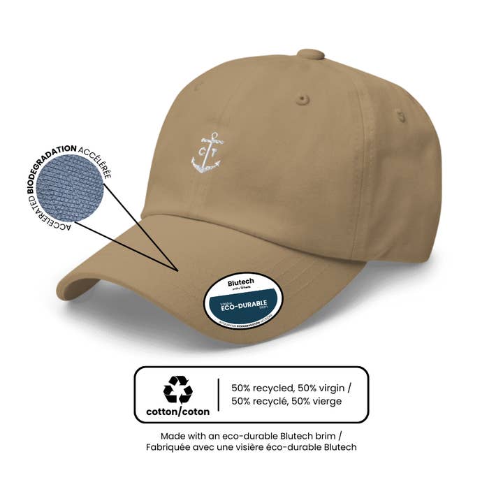 Heritage Anchor Cap for wholesale by Whelk Goods