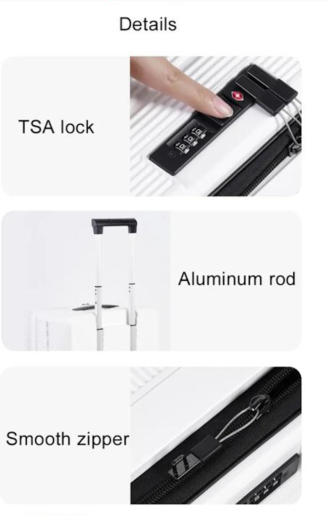 TWRC INC - Vendita all'ingrosso Valigie - Valigia pieghevole unisex leggera in PP 100% ecologico da 20"5