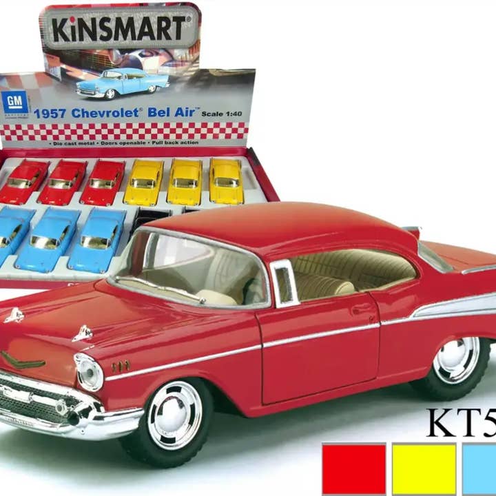 „"” CHEVROLET BEL AIR spuitgietauto” voor wholesale door Luna Die-cast Cars