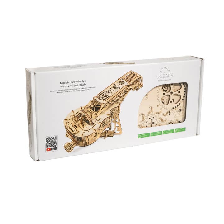 Ukidz LLC - Wholesale DIY Craft Kit - UGears Hurdy-Gurdy -Wooden 3D Puzzles - DIY2