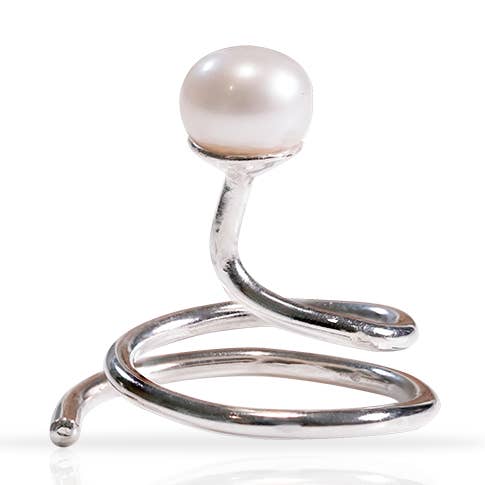 Aimée - Flytande pärlhårnålar Brudsilver 925 för wholesale av PM Atelier