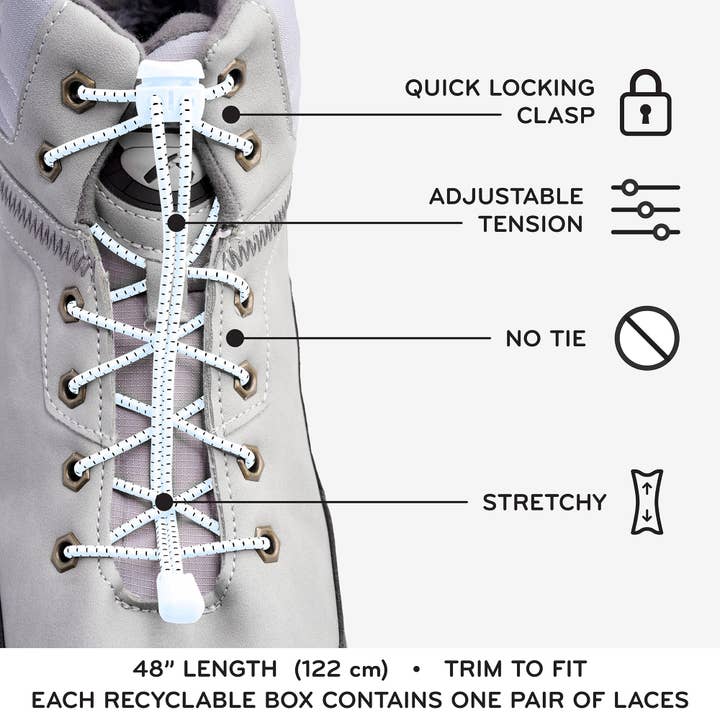 The Original Stretchlace - Wholesale Shoelaces - Unisex - Quick Lock No Tie Elastic Shoelaces52