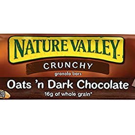 Shop The King - Wholesale Snack Bar - Nature Valley Crunchy Granola Bars Oats 'n Dark Chocolate 18ct