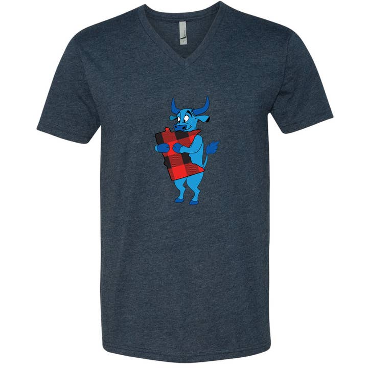 Babe Hugging Minnesota V-Neck T-Shirt for wholesale by Minnesota Awesome